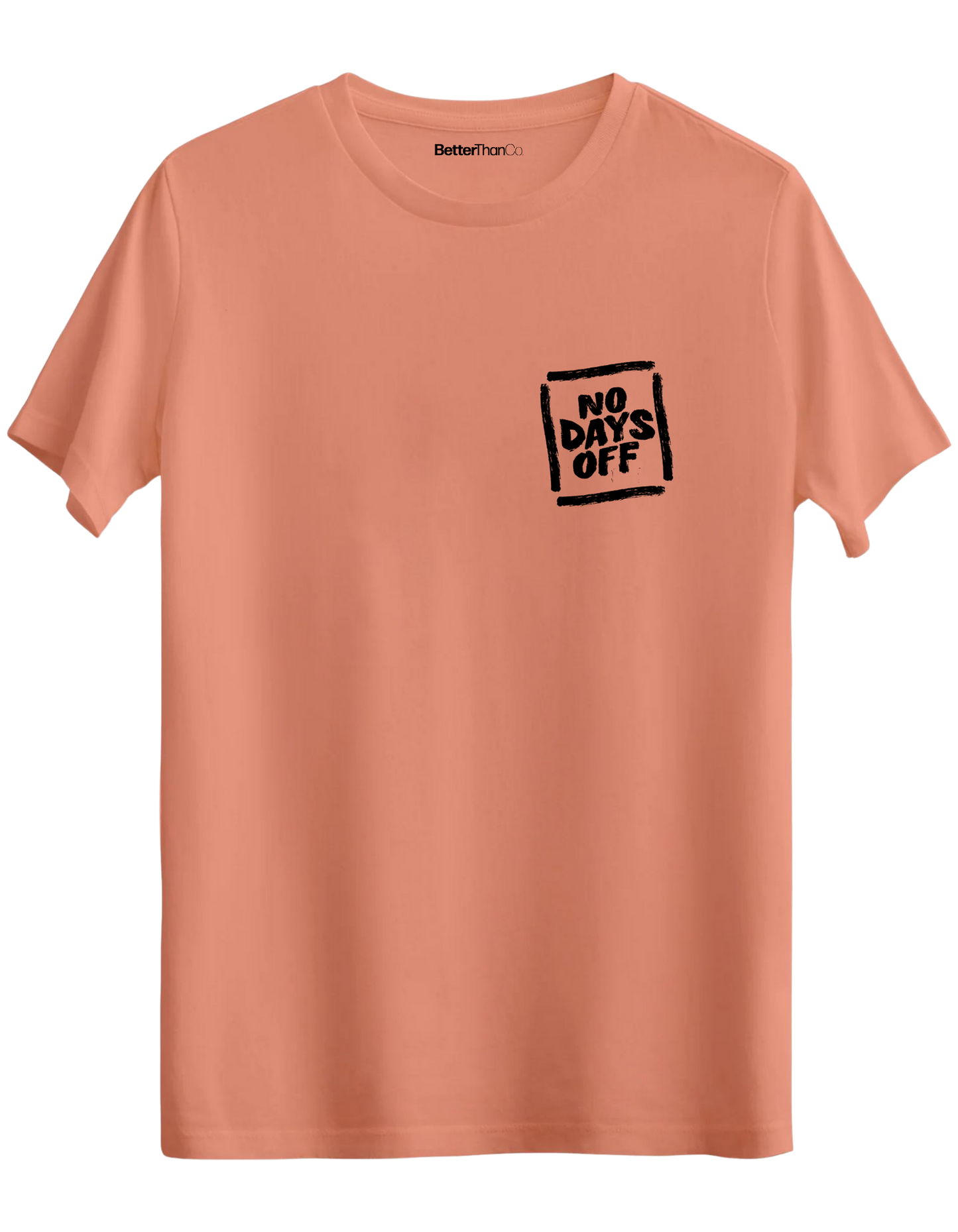 Day Off Baskılı Bisiklet Yaka Regular T-shirt