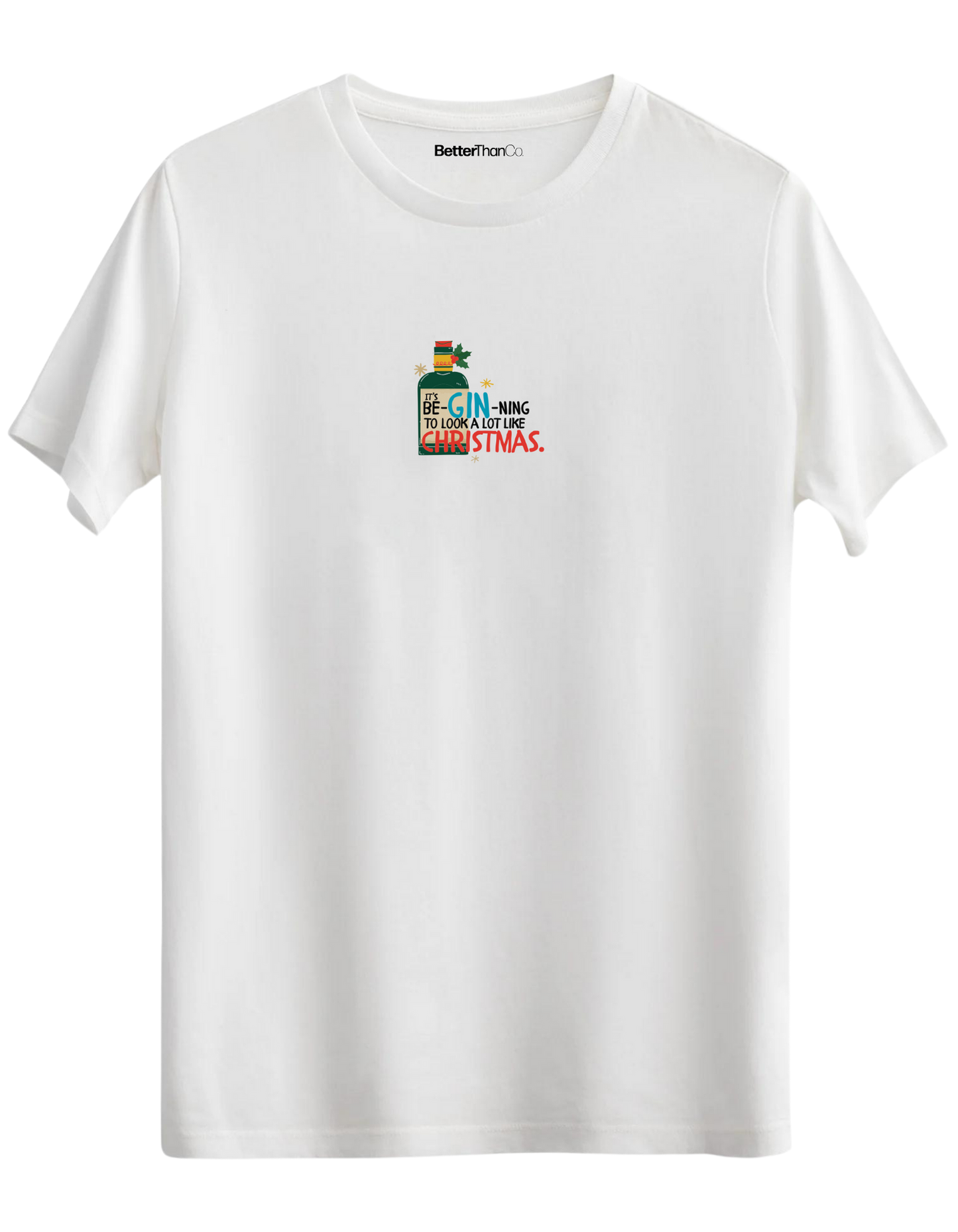 GIN-NING Baskılı Bisiklet Yaka Regular T-shirt
