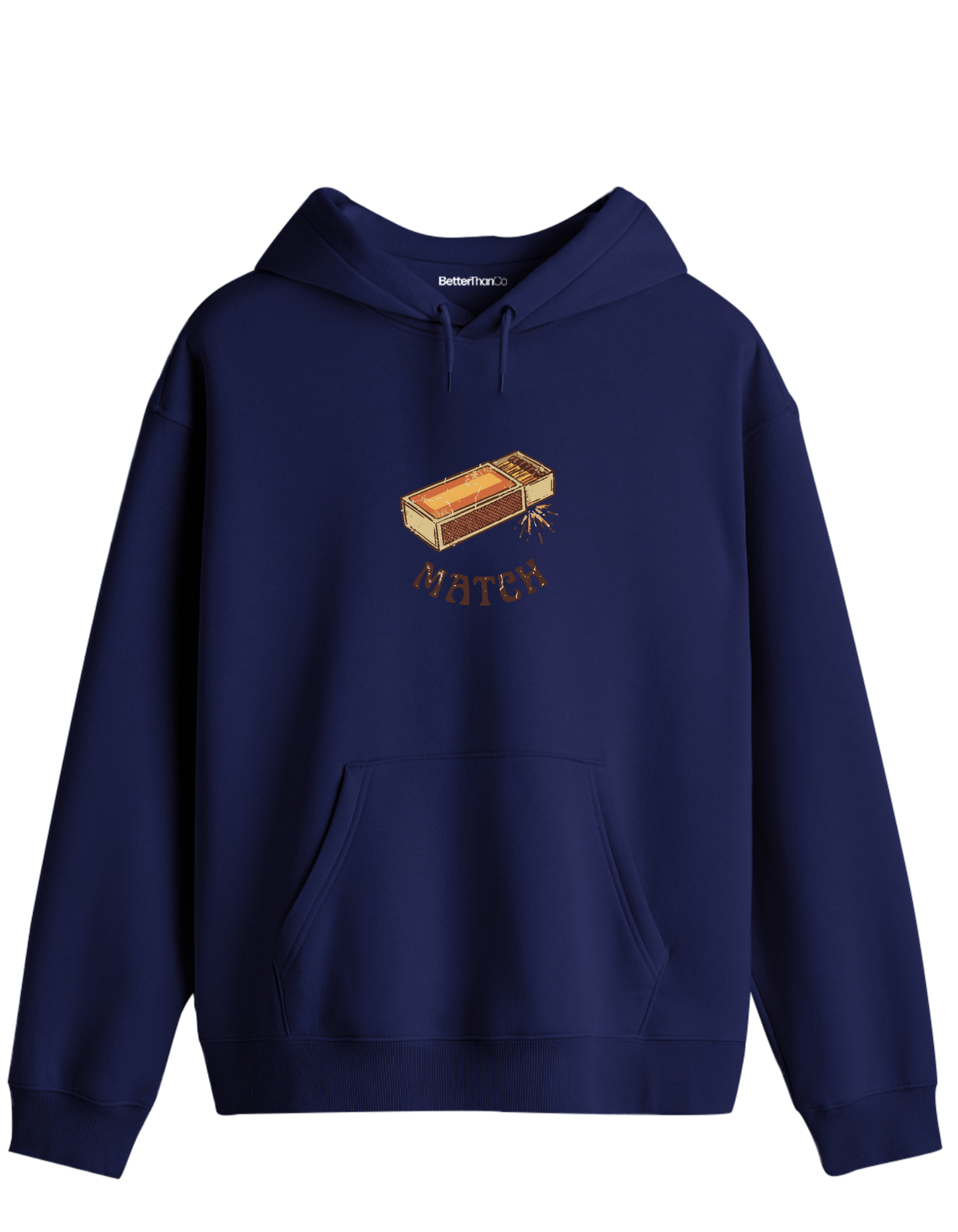 Match! Baskılı Unisex Kapüşonlu Yaka Hoodie