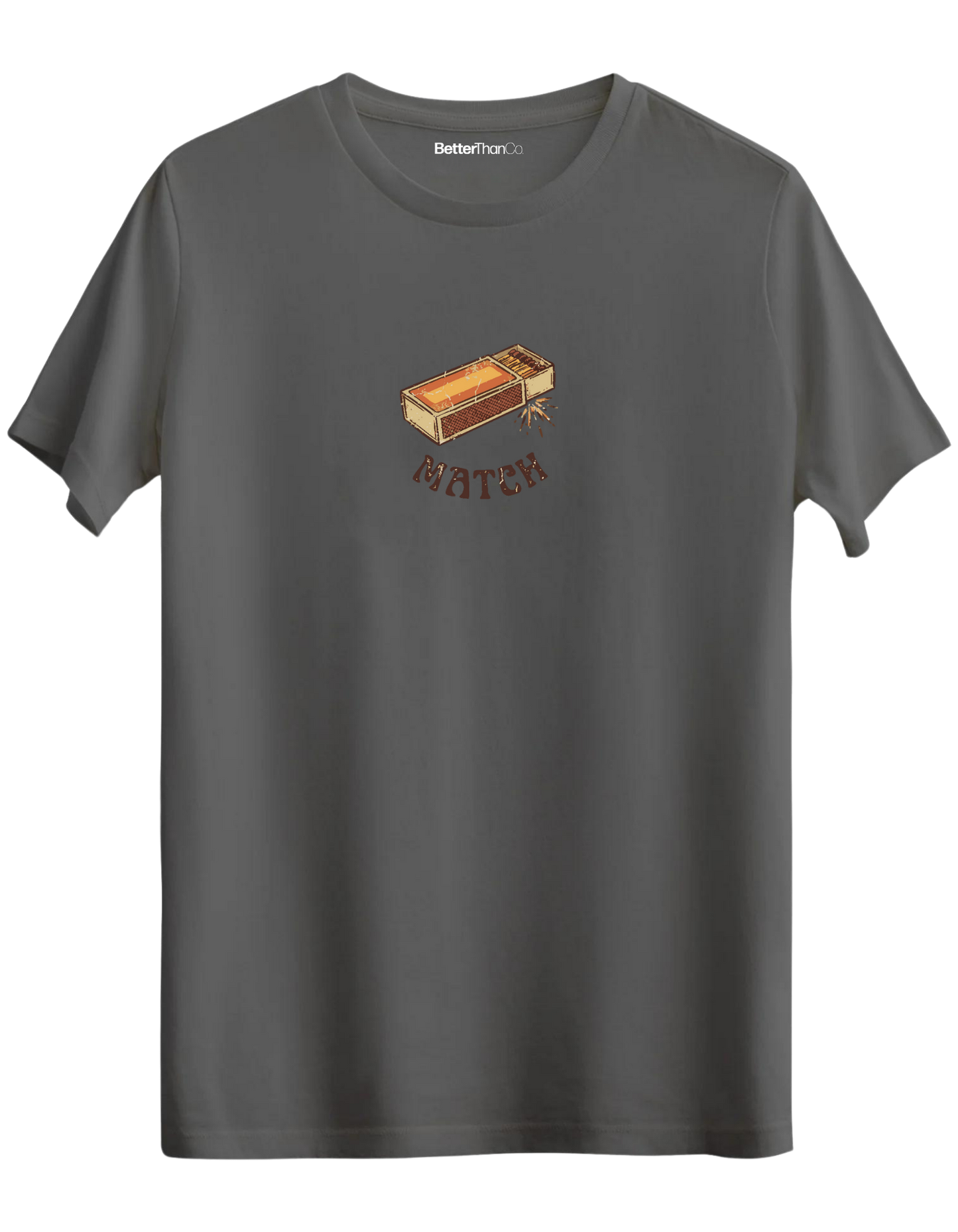Match! Baskılı Bisiklet Yaka Regular T-shirt