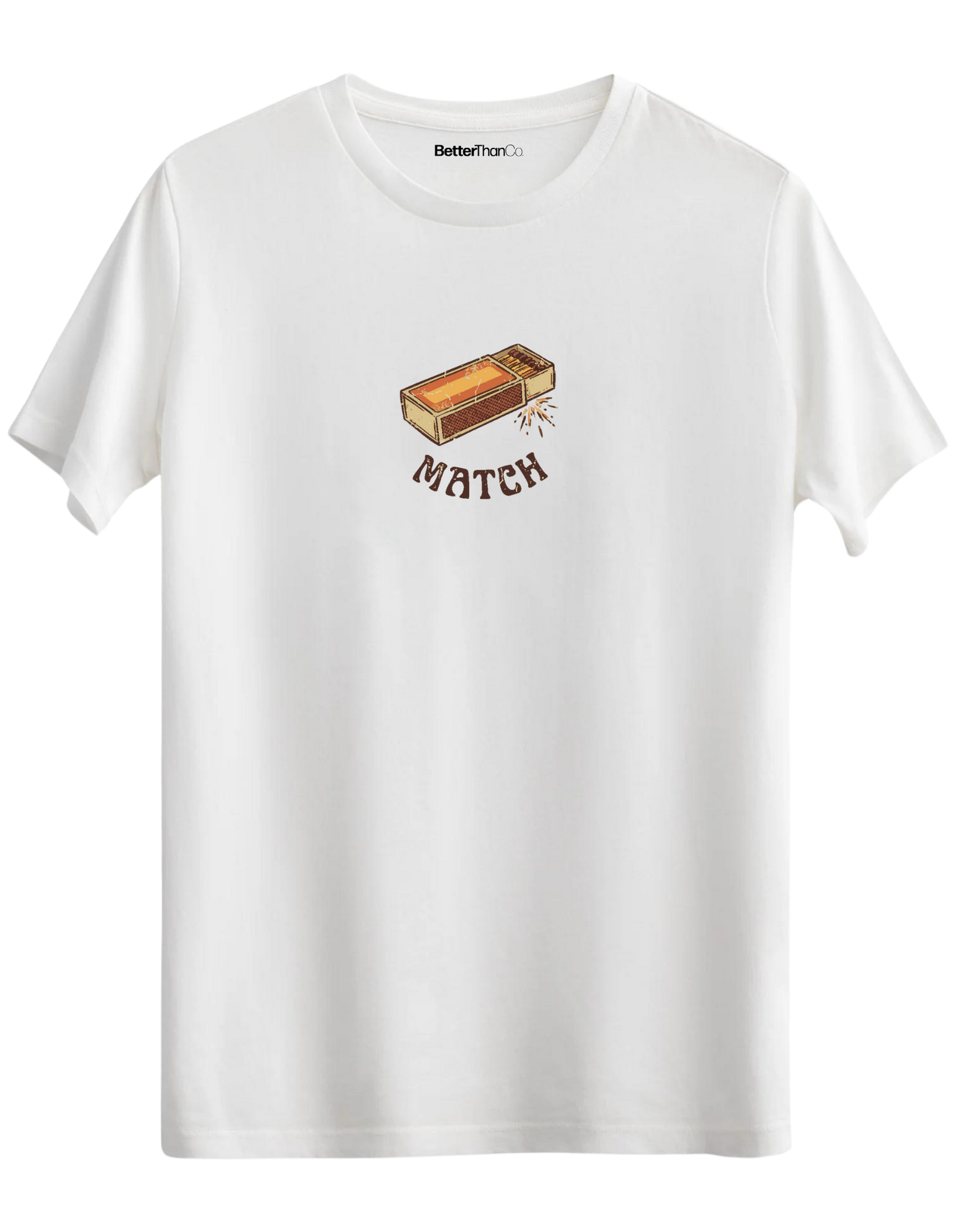 Match! Baskılı Bisiklet Yaka Regular T-shirt