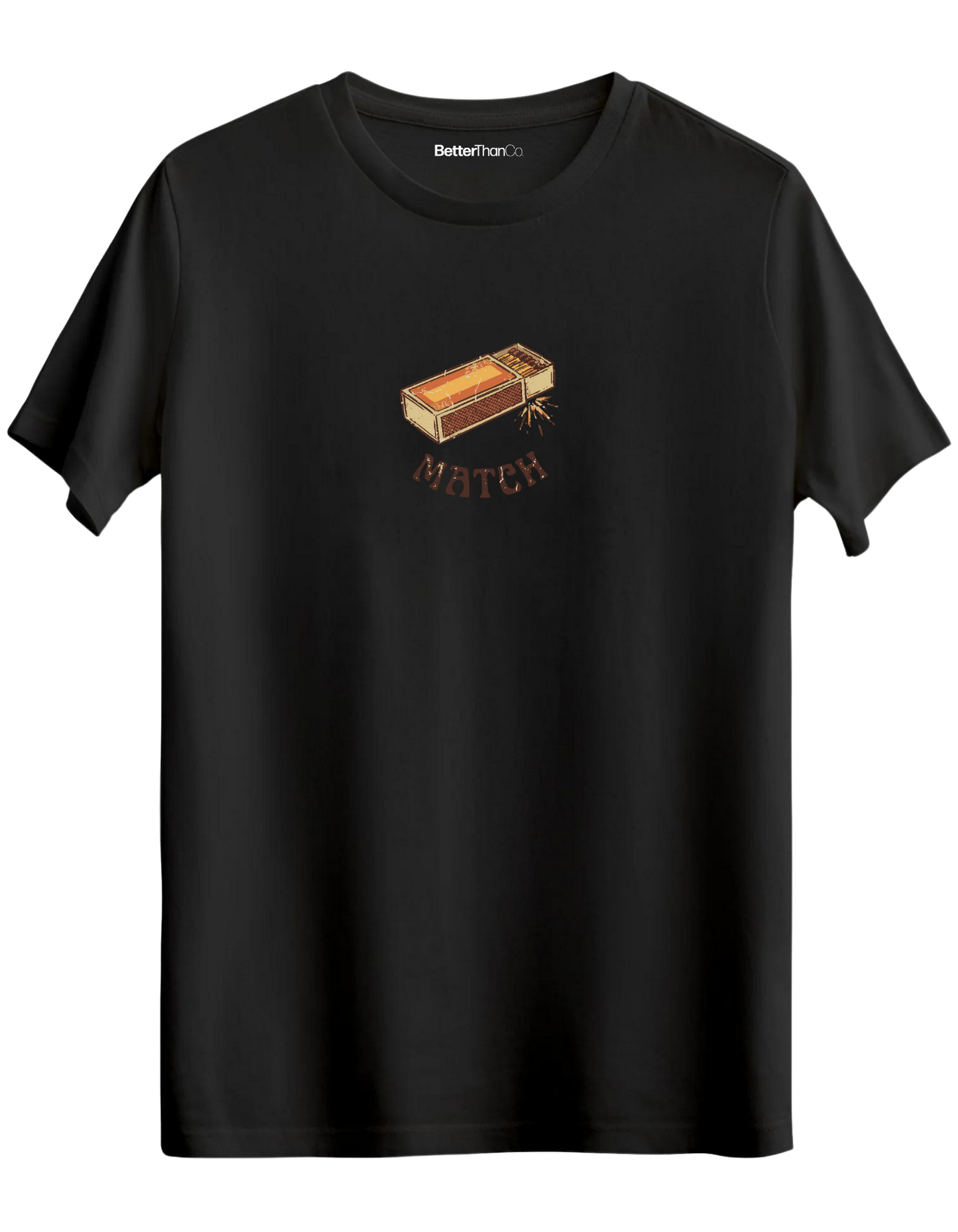Match! Baskılı Bisiklet Yaka Regular T-shirt