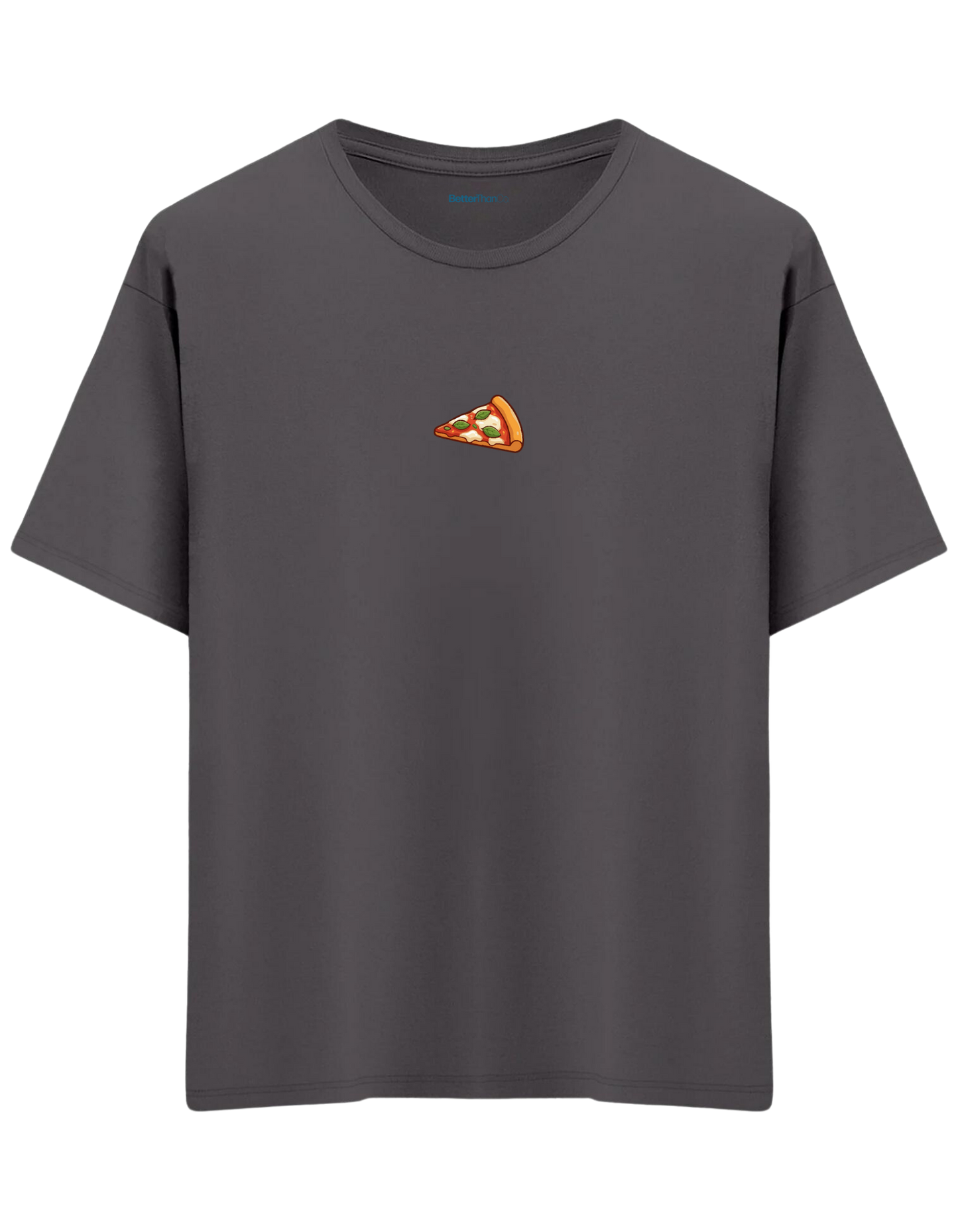 Me! Baskılı Bisiklet Yaka Oversize T-shirt