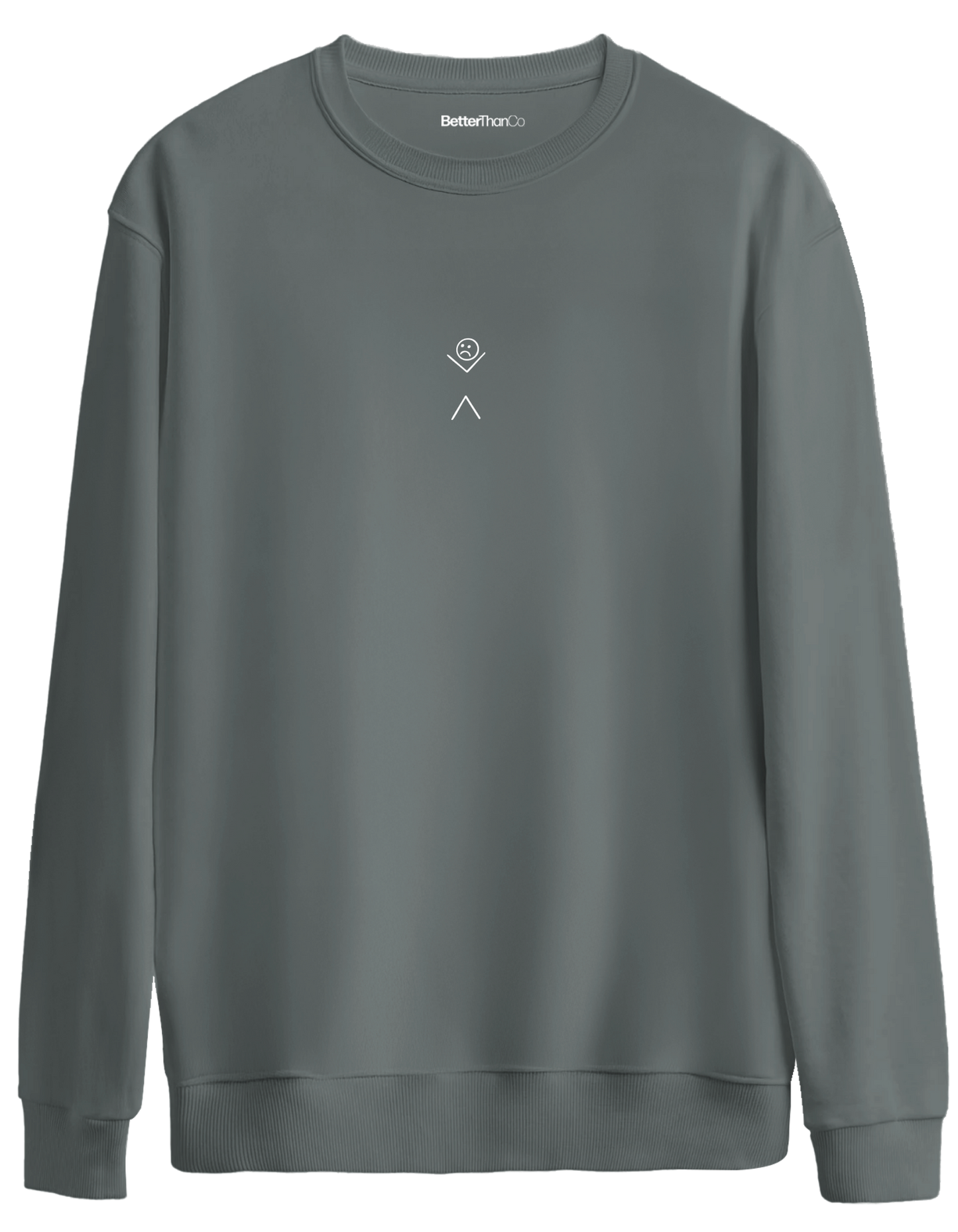 My Back! Baskılı Bisiklet Yaka Oversize Sweatshirt