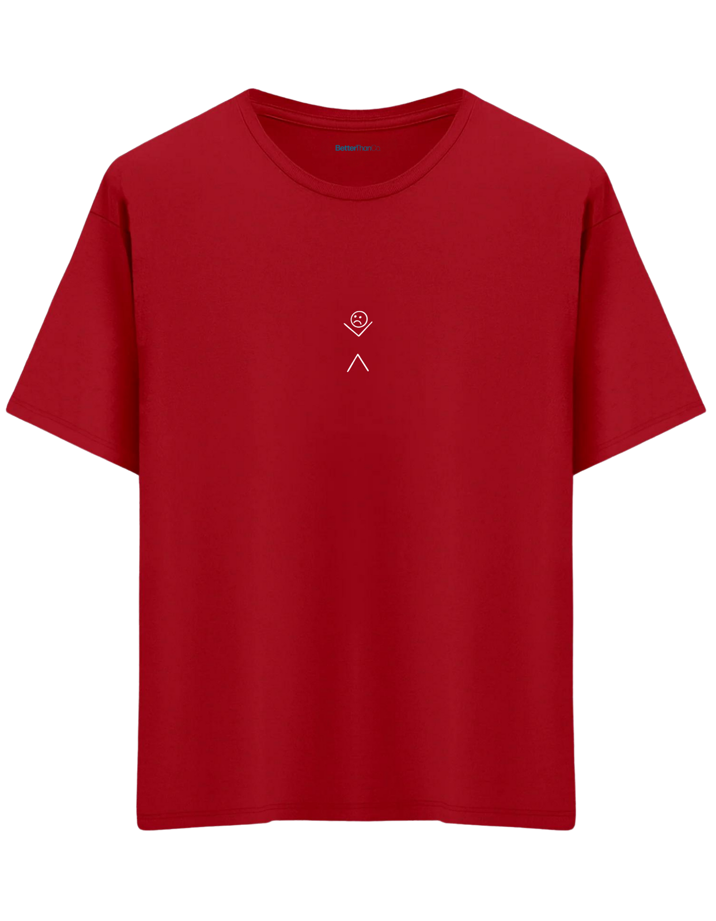 My Back! Baskılı Bisiklet Yaka Oversize T-shirt