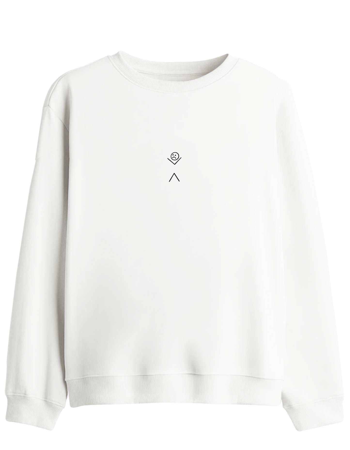 My Back! Baskılı Bisiklet Yaka Sweatshirt