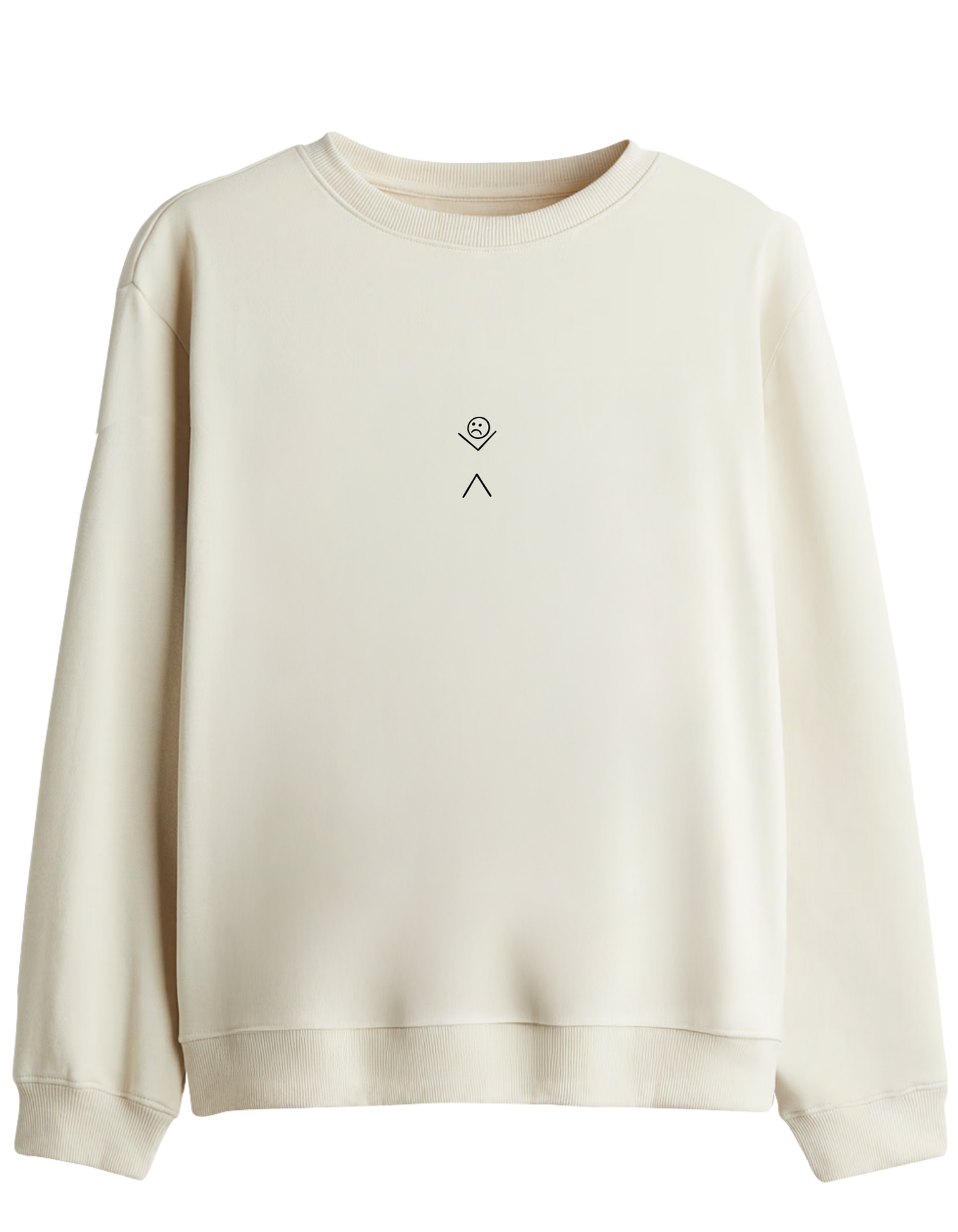 My Back! Baskılı Bisiklet Yaka Sweatshirt