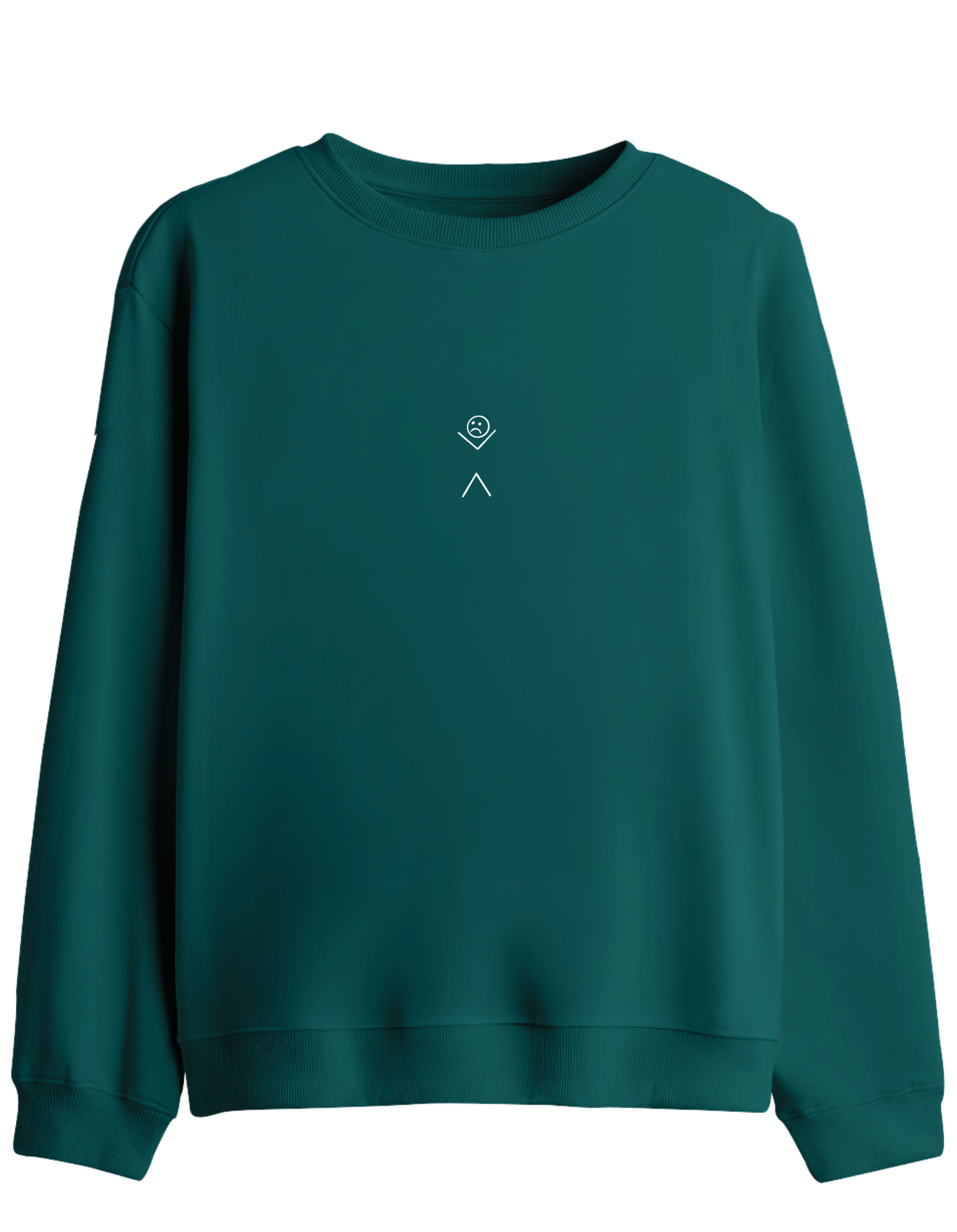 My Back! Baskılı Bisiklet Yaka Sweatshirt