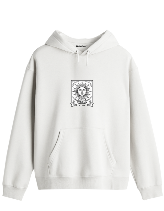 My Day Baskılı Unisex Kapüşonlu Yaka Hoodie