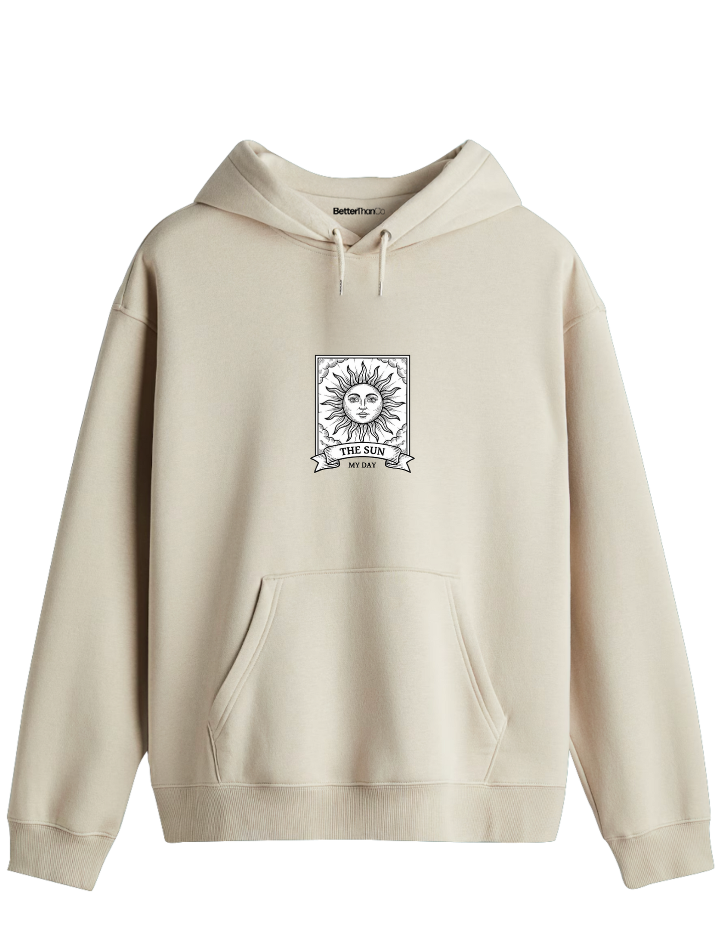 My Day Baskılı Unisex Kapüşonlu Yaka Hoodie