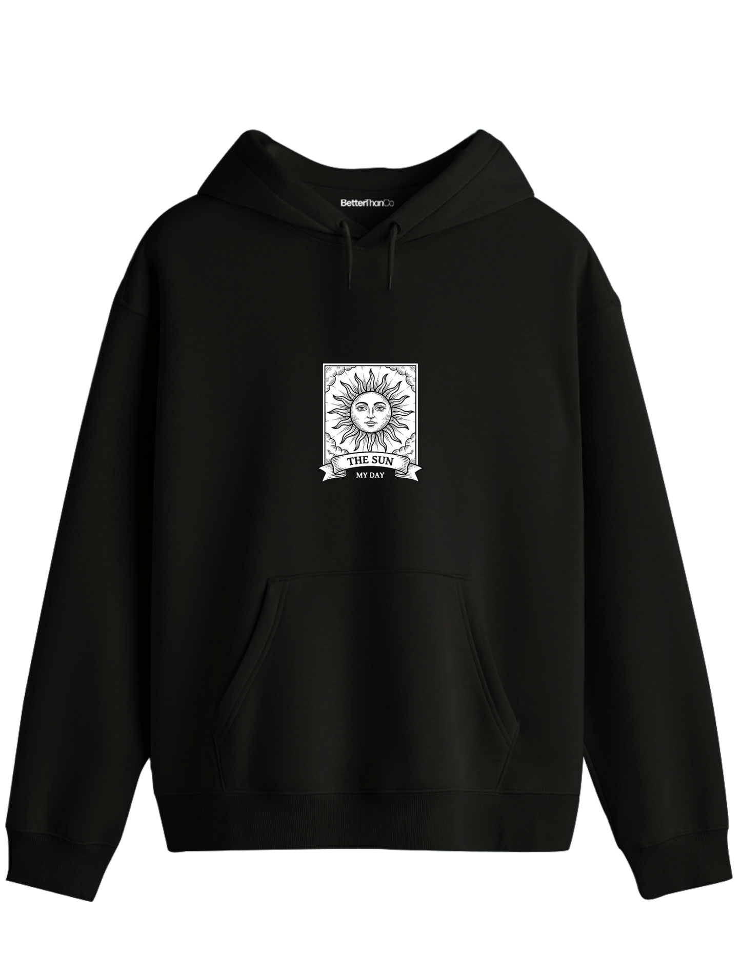 My Day Baskılı Unisex Kapüşonlu Yaka Hoodie