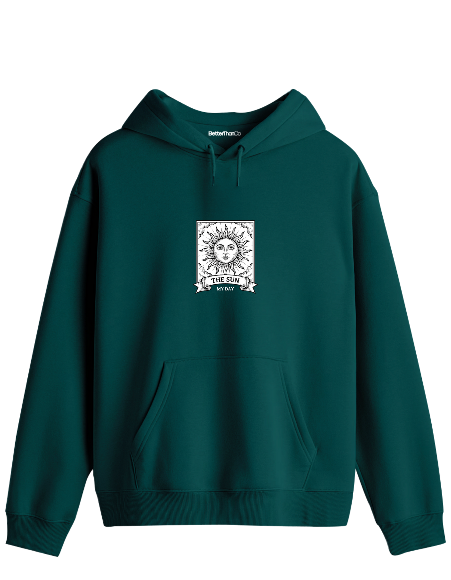 My Day Baskılı Unisex Kapüşonlu Yaka Hoodie