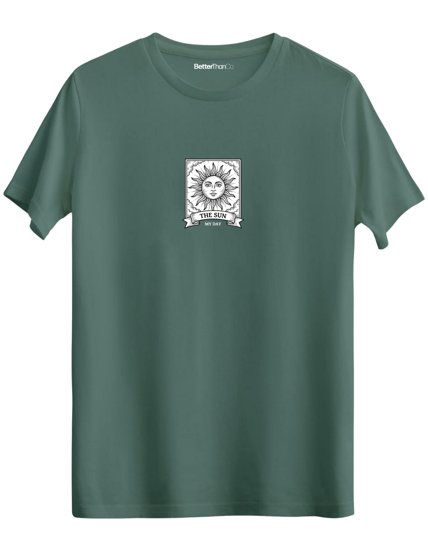 My Day Baskılı Bisiklet Yaka Regular T-shirt
