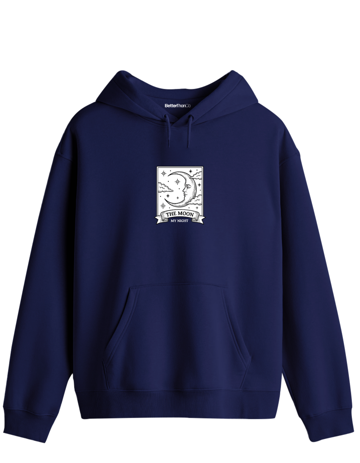 My Night Baskılı Unisex Kapüşonlu Yaka Hoodie