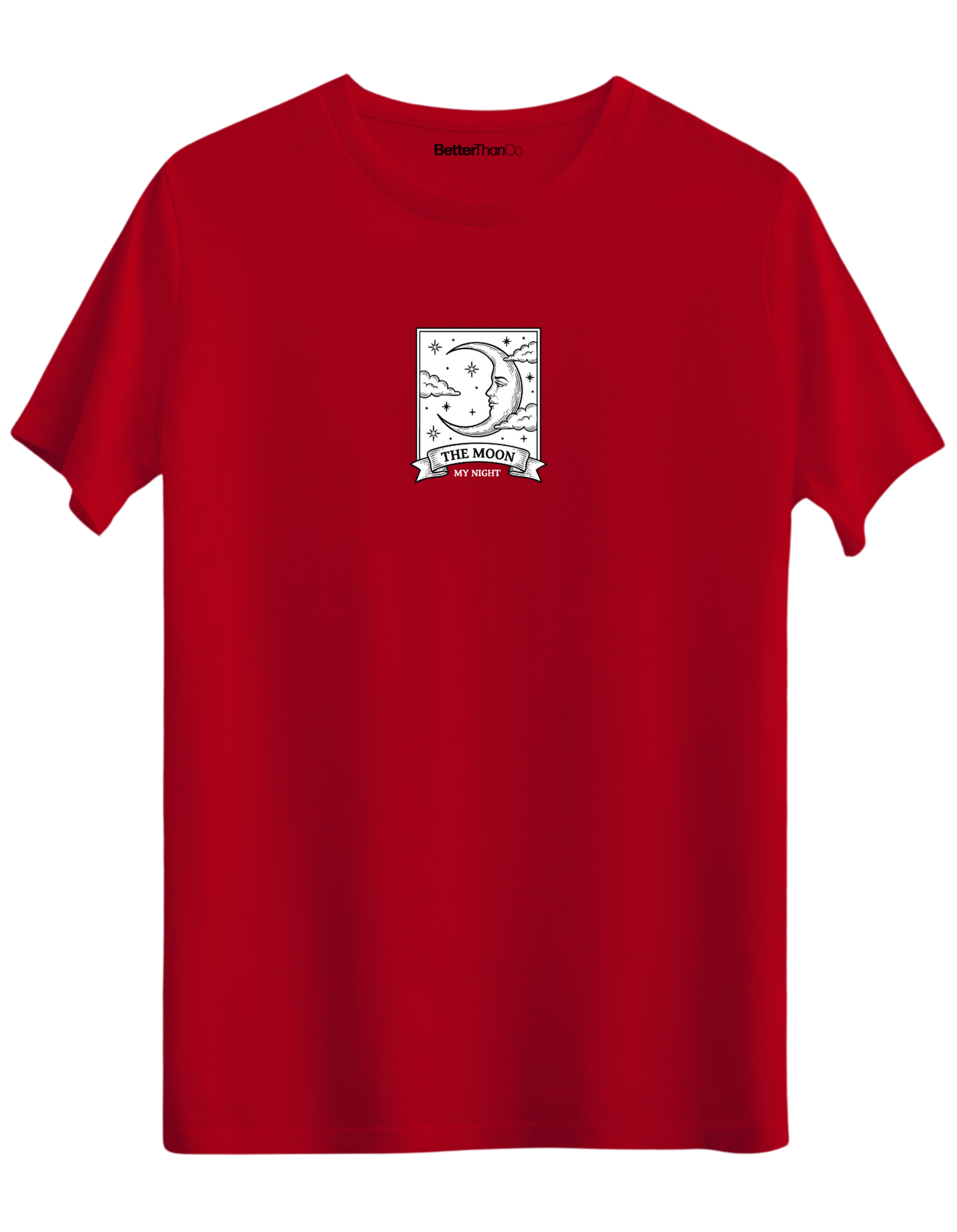 My Night Baskılı Bisiklet Yaka Regular T-shirt