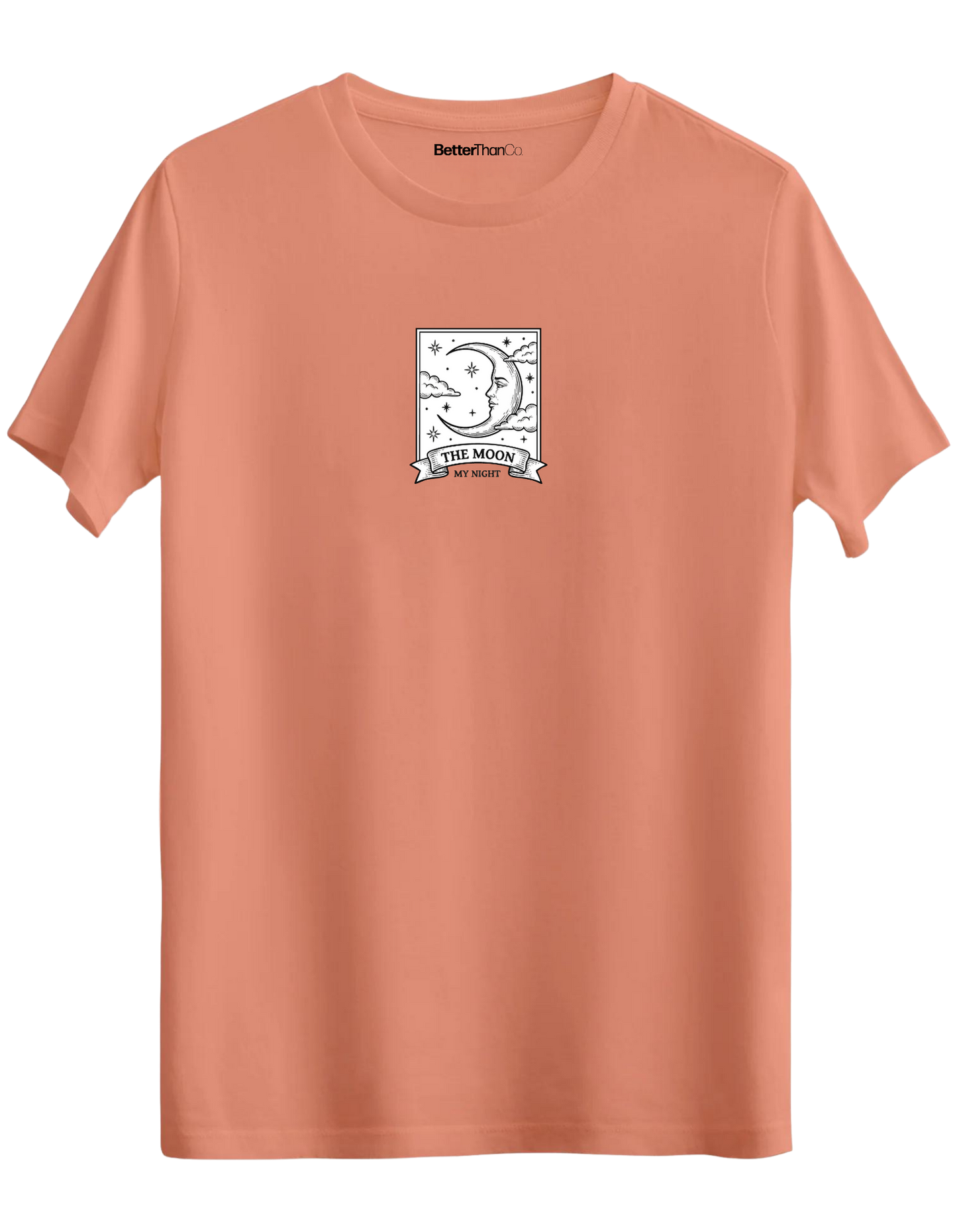 My Night Baskılı Bisiklet Yaka Regular T-shirt