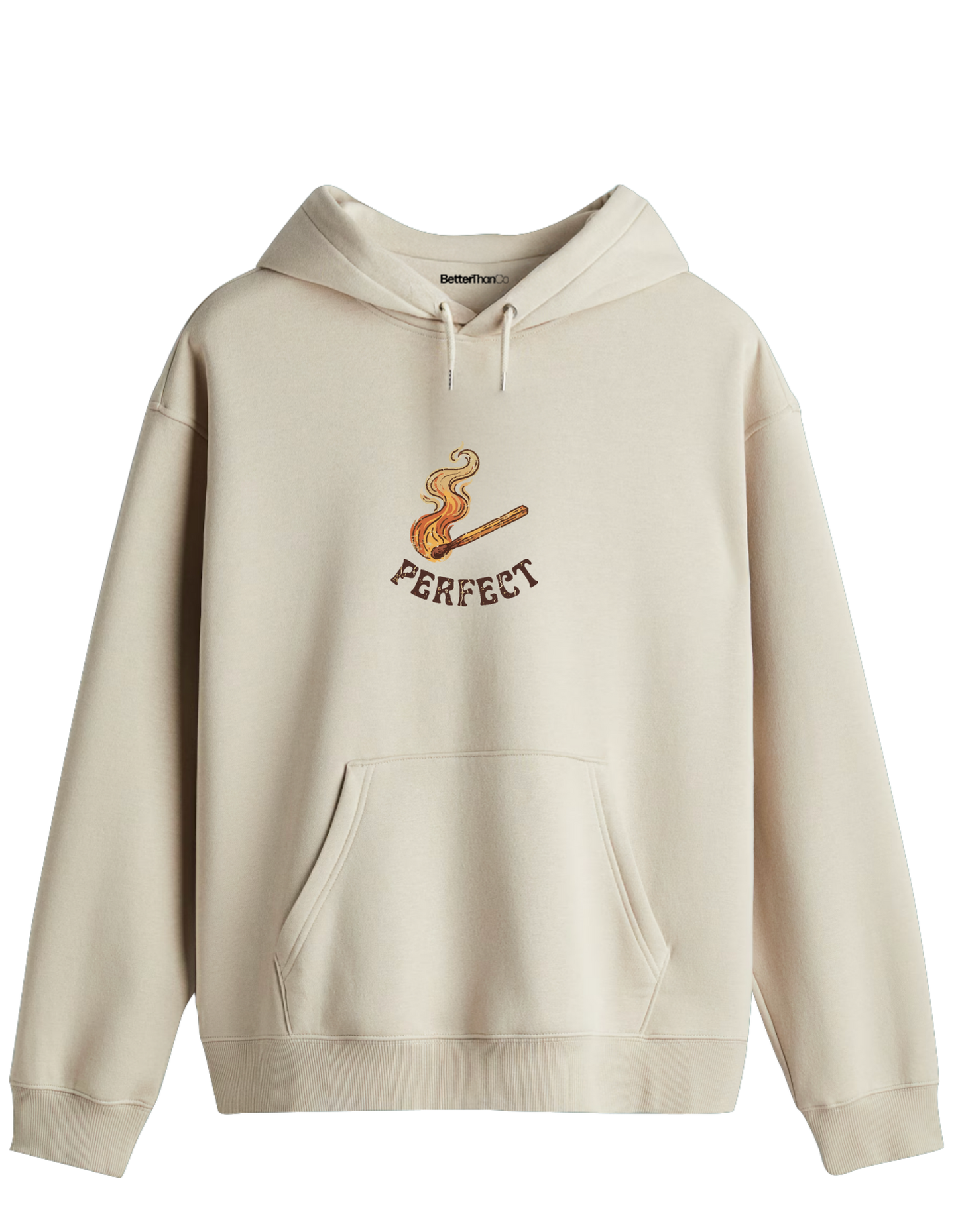Perfect! Baskılı Unisex Kapüşonlu Yaka Hoodie