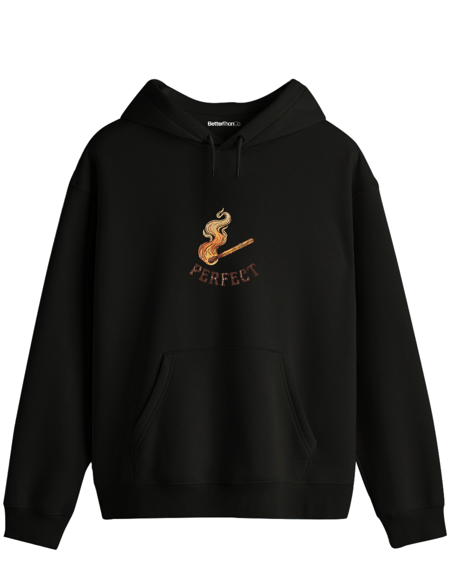 Perfect! Baskılı Unisex Kapüşonlu Yaka Hoodie