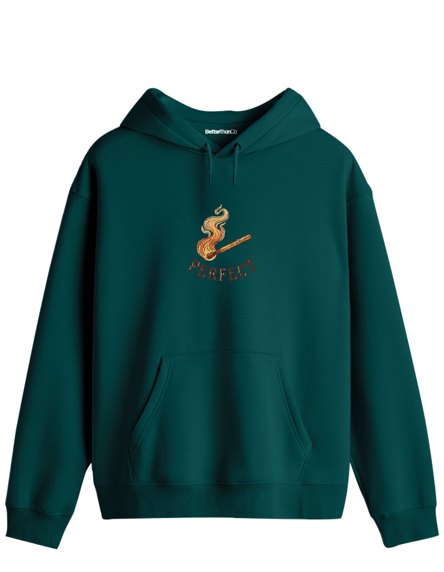 Perfect! Baskılı Unisex Kapüşonlu Yaka Hoodie