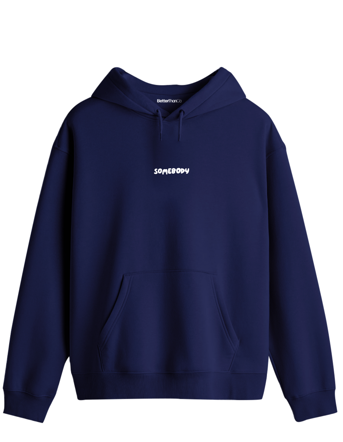 Somebody Baskılı Unisex Kapüşonlu Yaka Hoodie