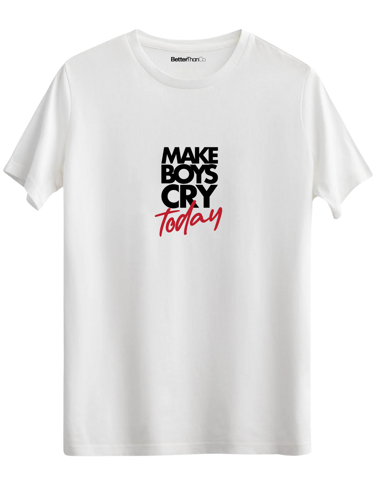 Today Baskılı Bisiklet Yaka Regular T-shirt
