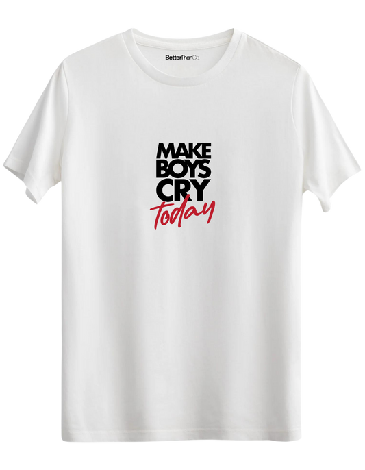 Today Baskılı Bisiklet Yaka Regular T-shirt