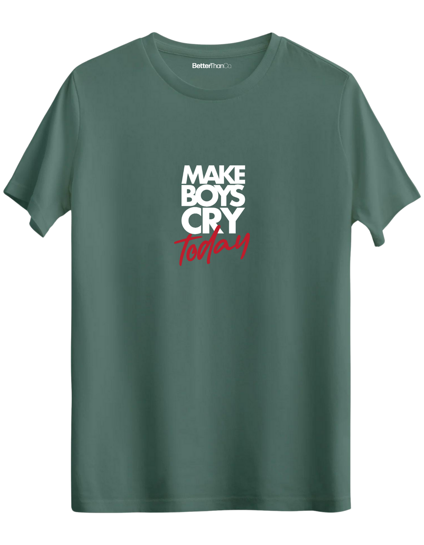 Today Baskılı Bisiklet Yaka Regular T-shirt