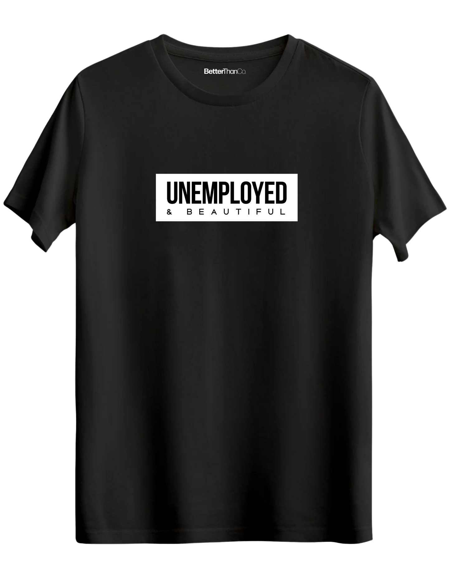 Unemployed Baskılı Bisiklet Yaka Regular T-shirt