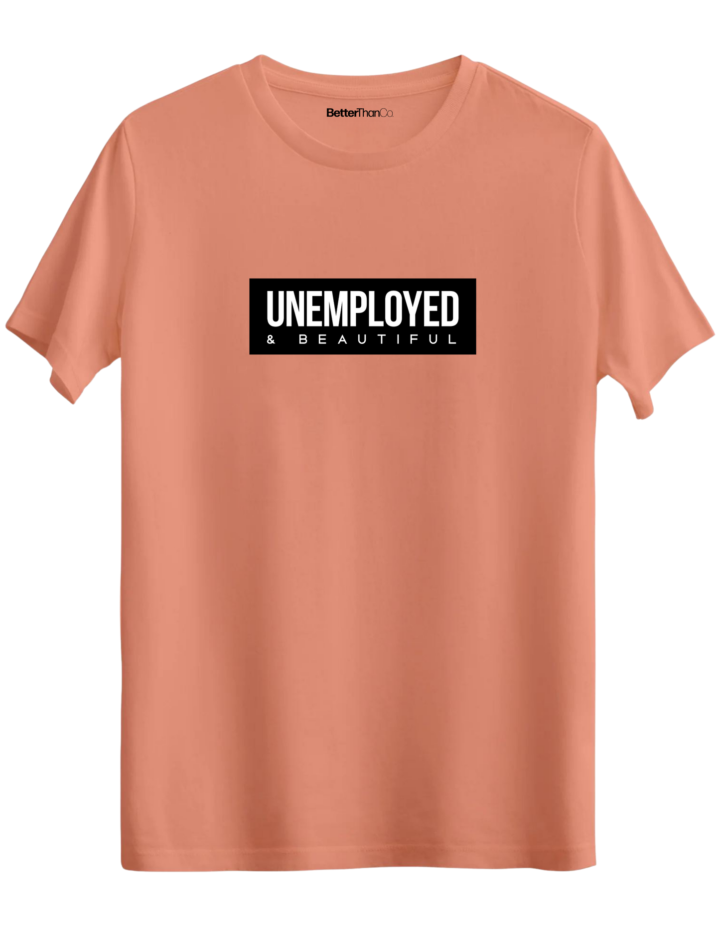 Unemployed Baskılı Bisiklet Yaka Regular T-shirt