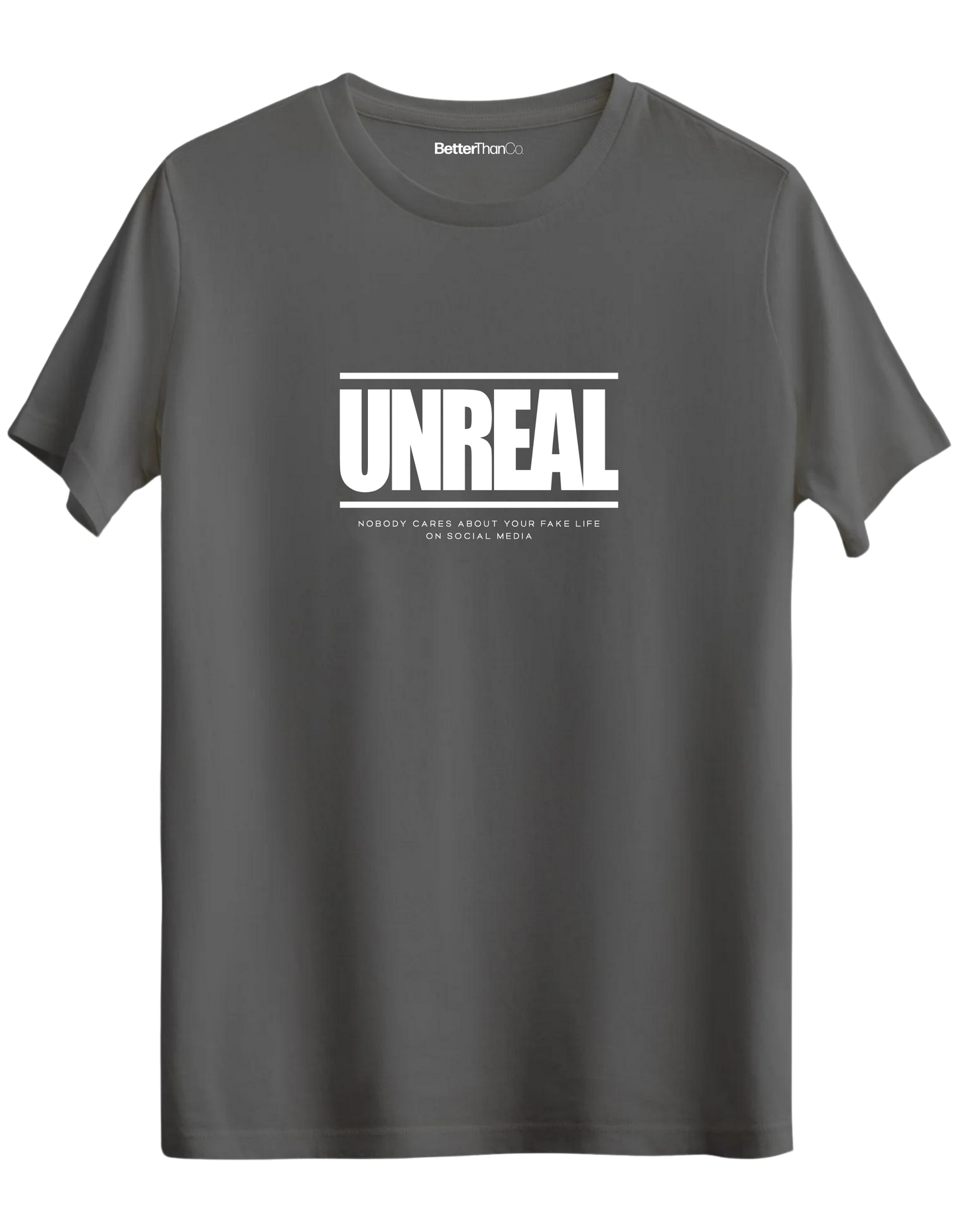 Unreal Baskılı Bisiklet Yaka Regular T-shirt