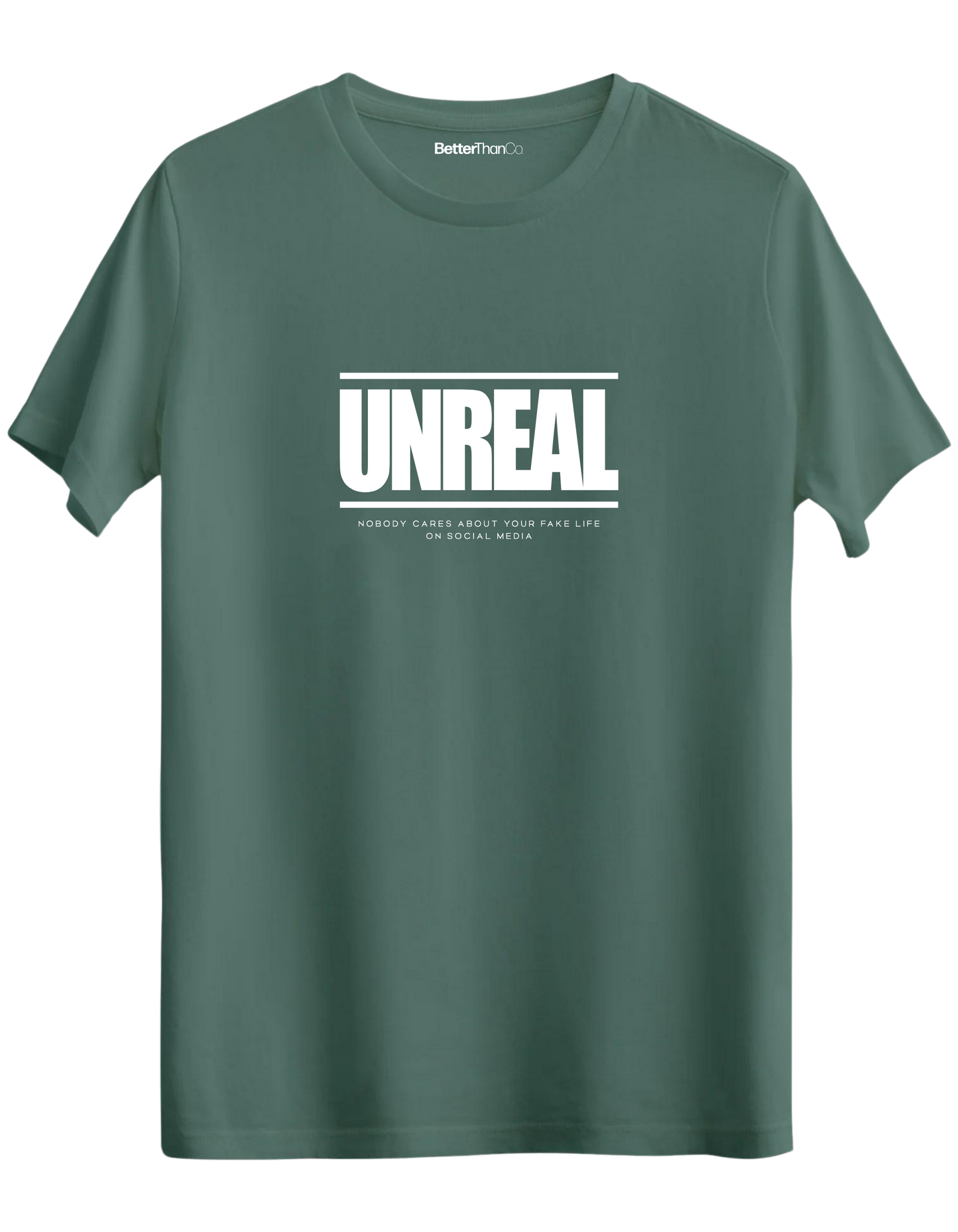 Unreal Baskılı Bisiklet Yaka Regular T-shirt