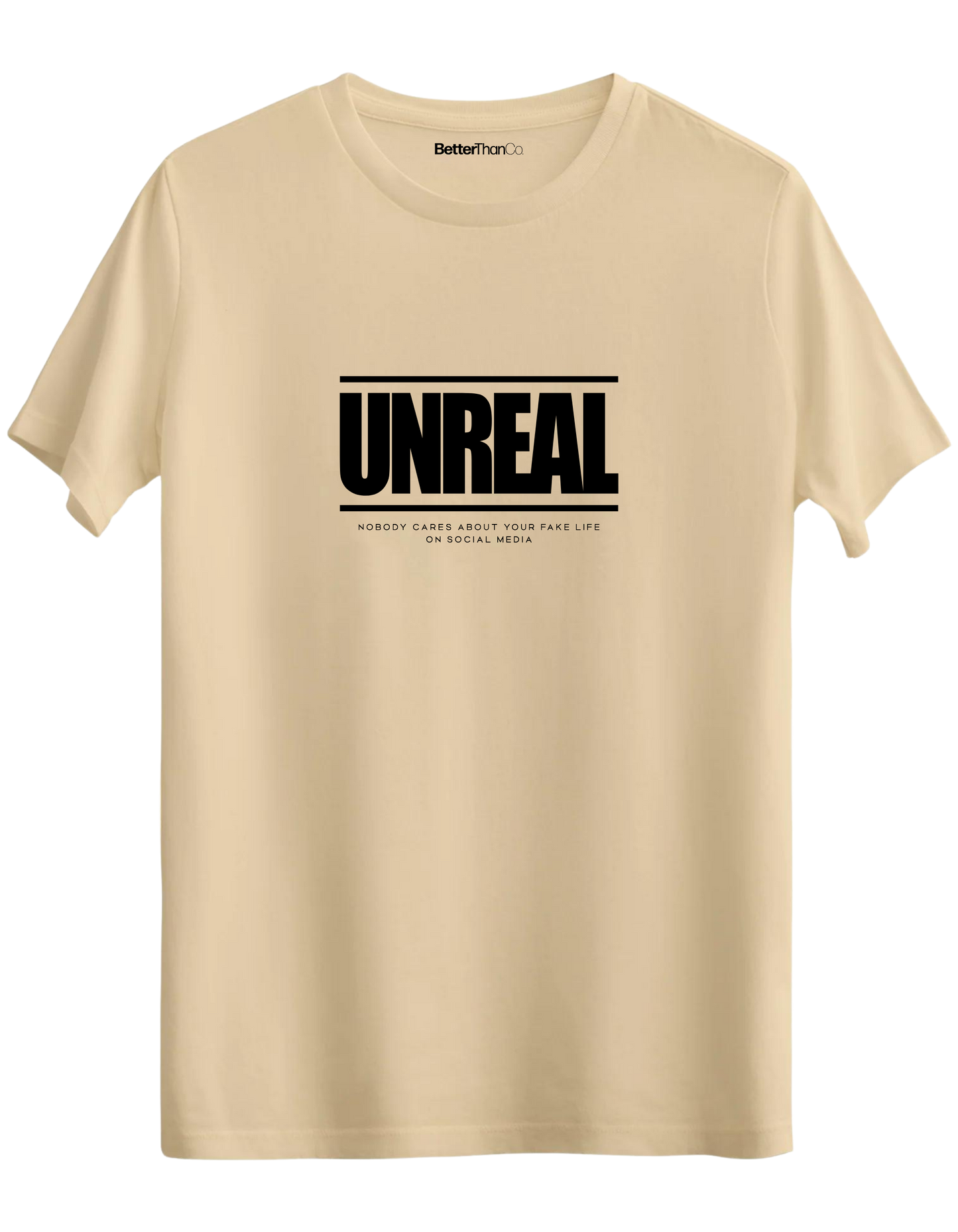 Unreal Baskılı Bisiklet Yaka Regular T-shirt