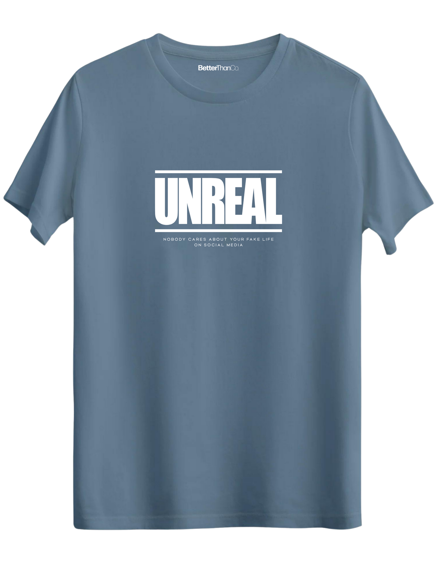 Unreal Baskılı Bisiklet Yaka Regular T-shirt