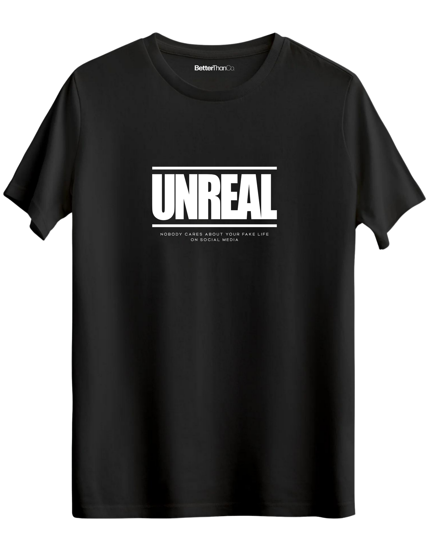 Unreal Baskılı Bisiklet Yaka Regular T-shirt