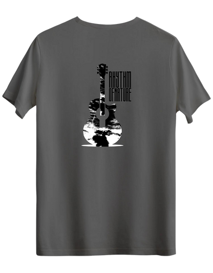 Rhythm Of Nature Baskılı Bisiklet Yaka Regular T-shirt