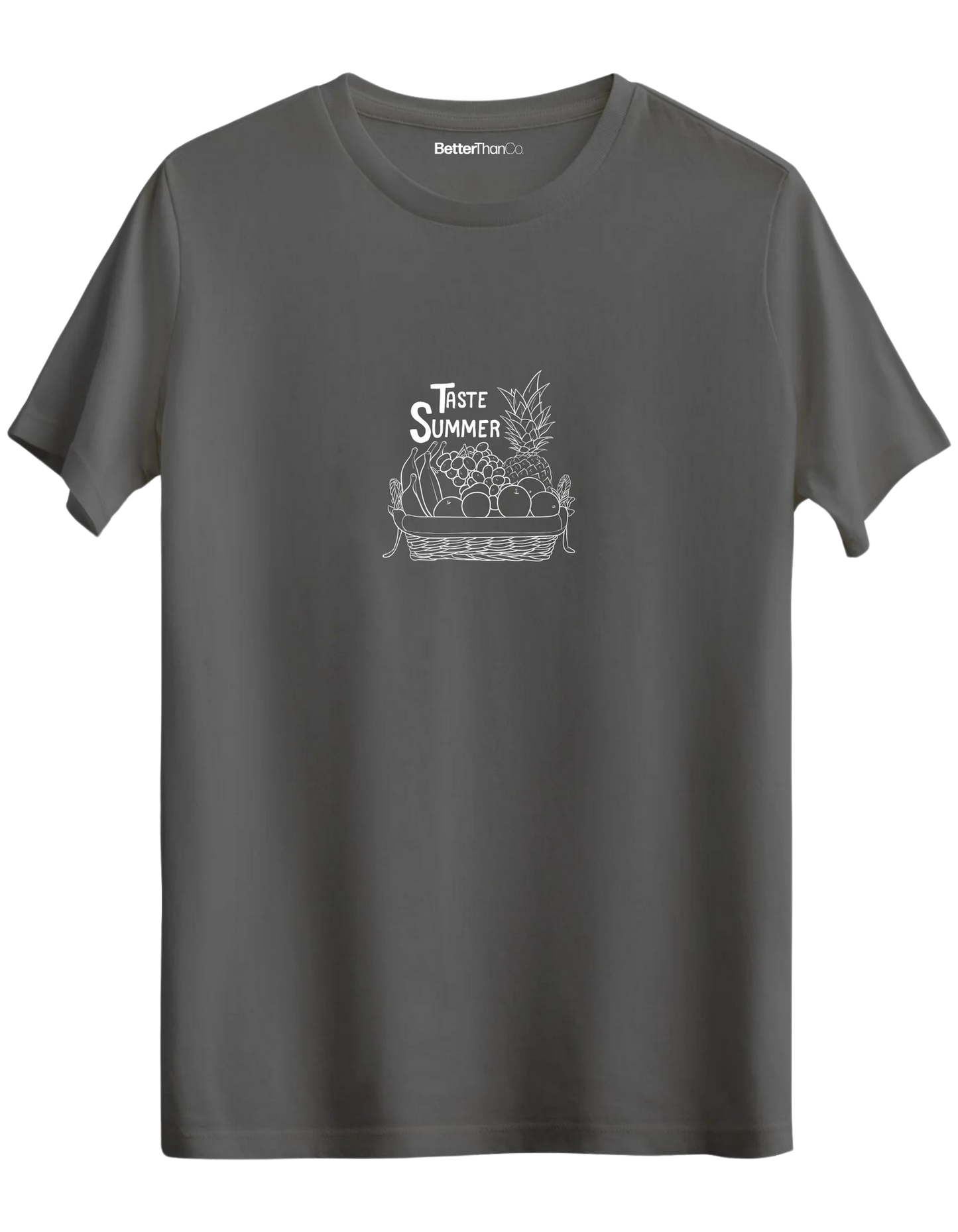 Taste Summer Baskılı Bisiklet Yaka Regular T-shirt