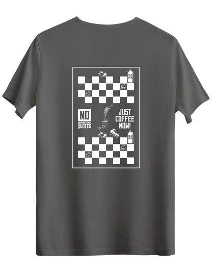 Just Coffee Baskılı Bisiklet Yaka Regular T-shirt