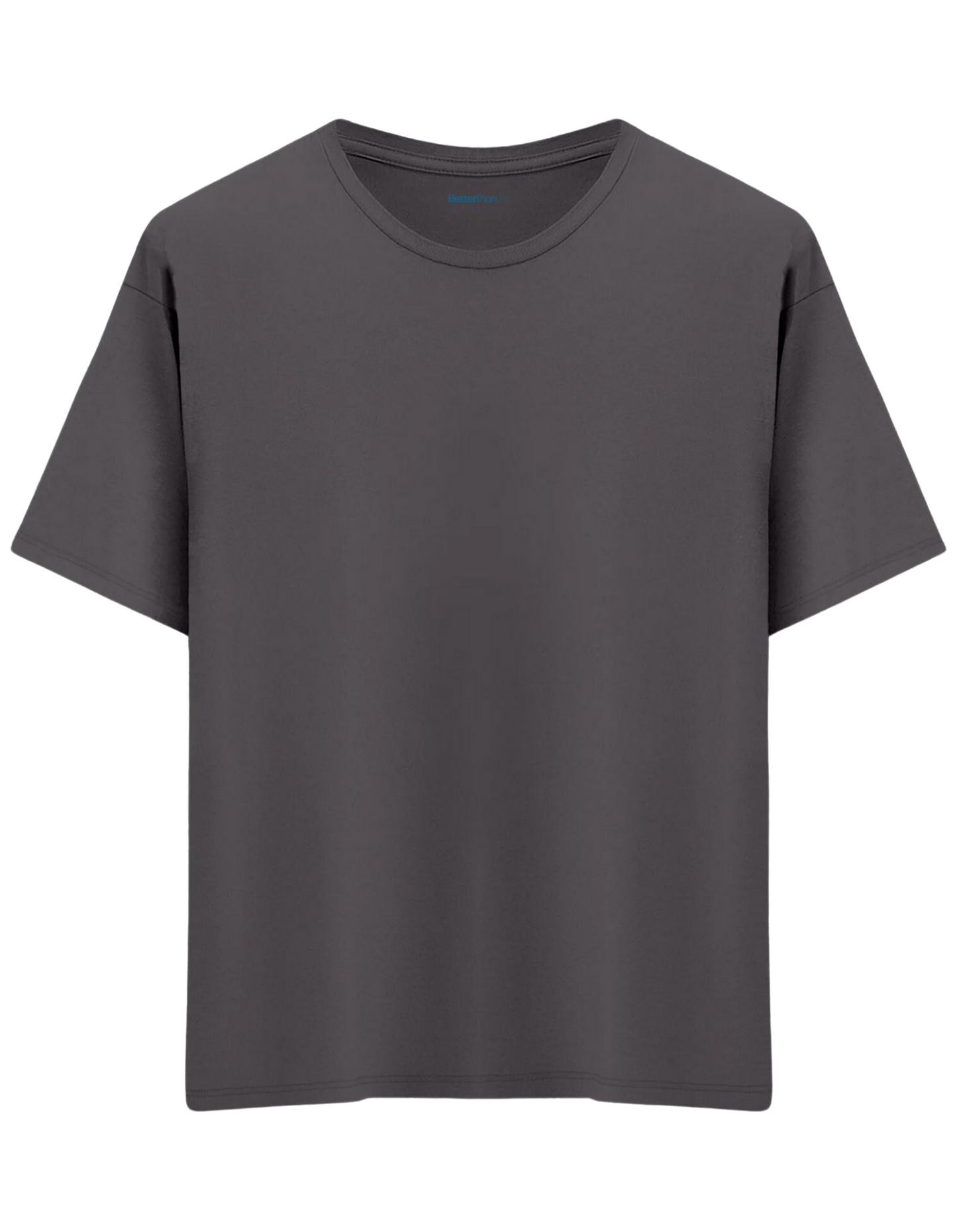 Classic Baskısız Bisiklet Yaka Oversize T-shirt