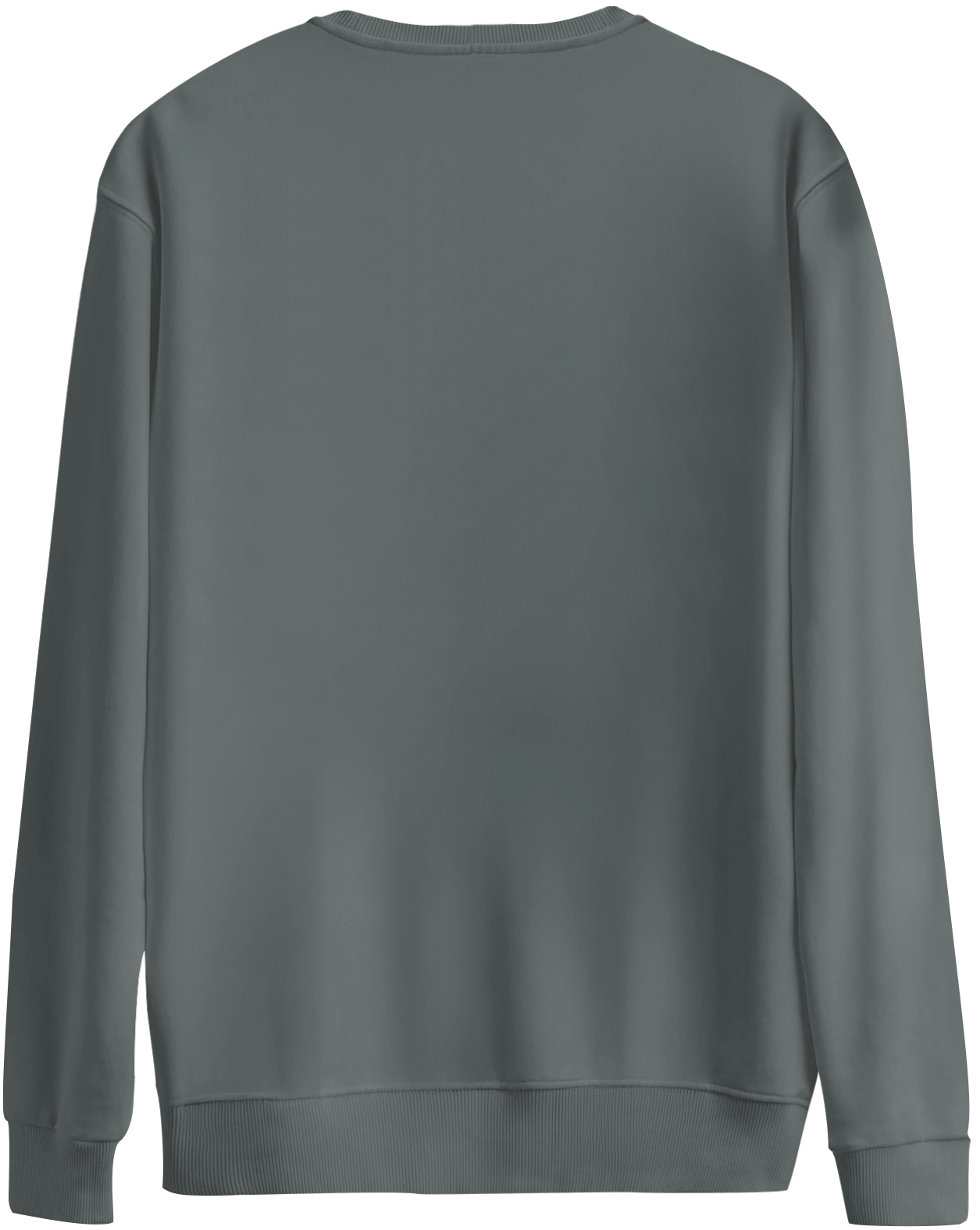 Basic Bisiklet Yaka Oversize Sweatshirt