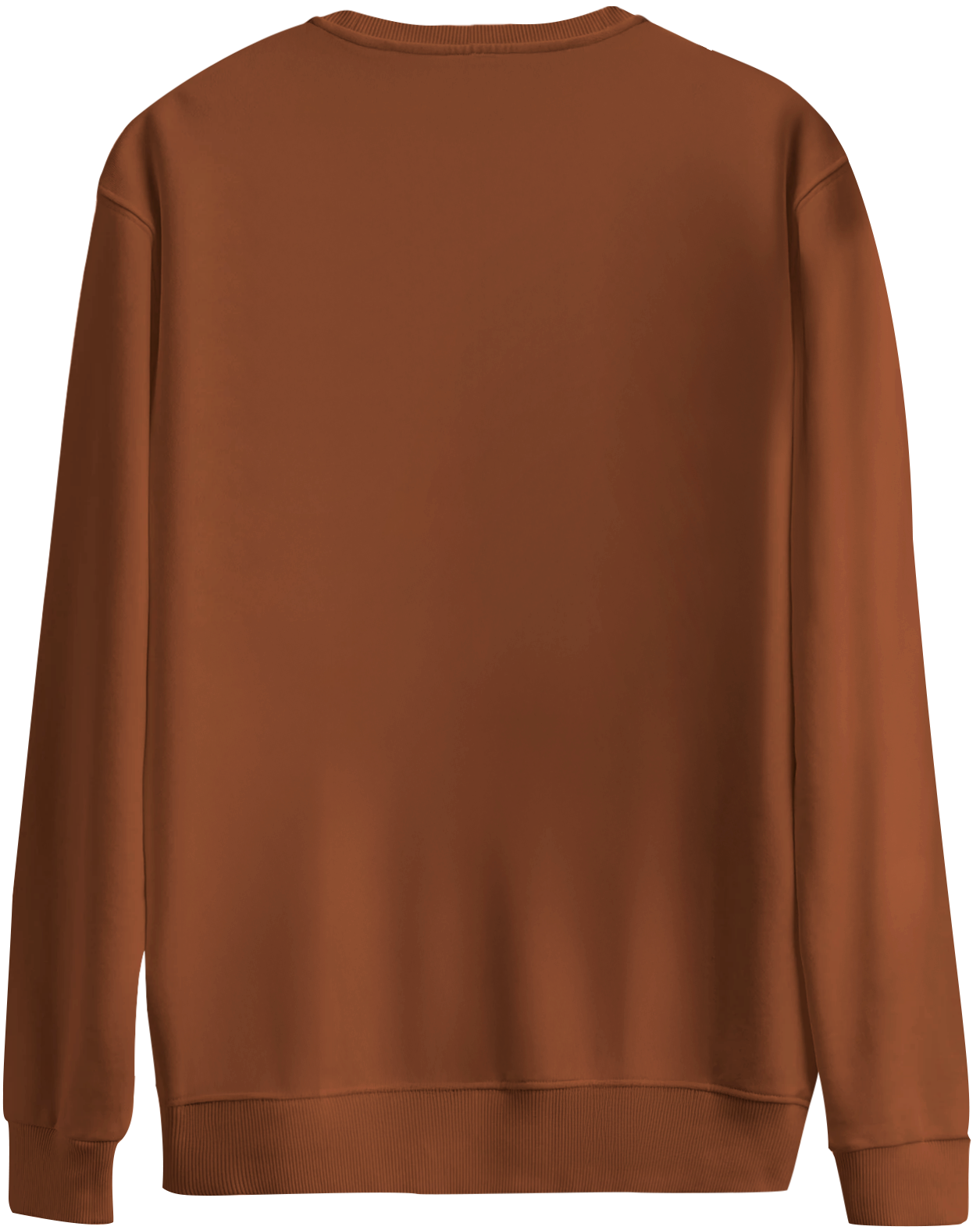 Basic Bisiklet Yaka Oversize Sweatshirt
