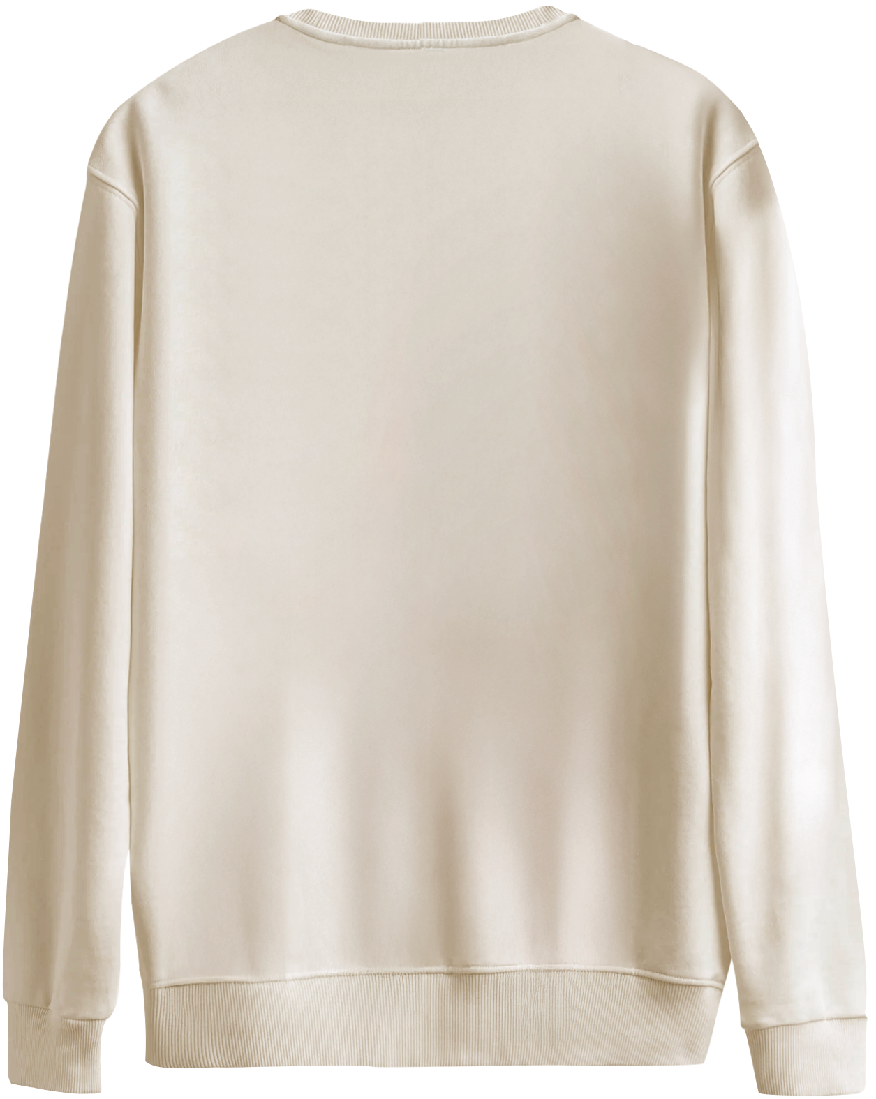 Basic Bisiklet Yaka Oversize Sweatshirt