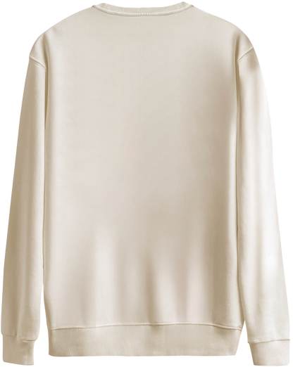 Basic Bisiklet Yaka Oversize Sweatshirt