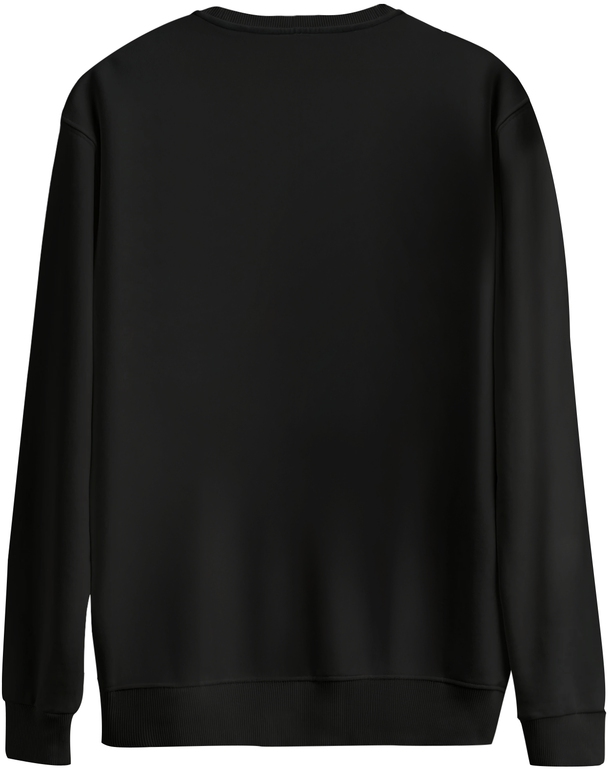 Basic Bisiklet Yaka Oversize Sweatshirt