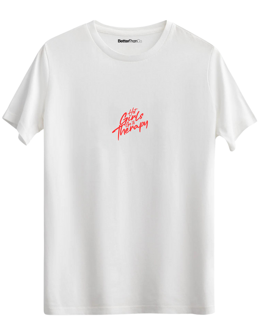 Therapy Baskılı Bisiklet Yaka Regular T-shirt