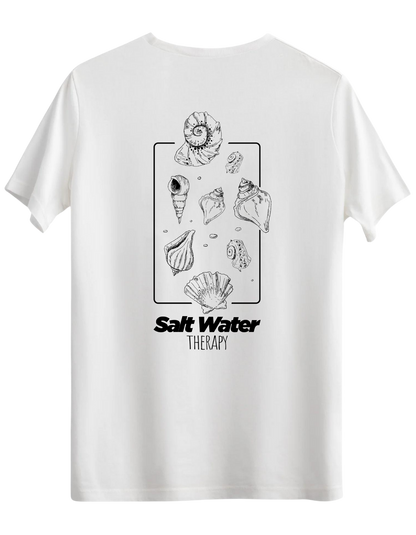 Salt Water Baskılı Bisiklet Yaka Regular T-shirt