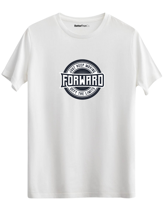 Forward Baskılı Bisiklet Yaka Regular T-shirt
