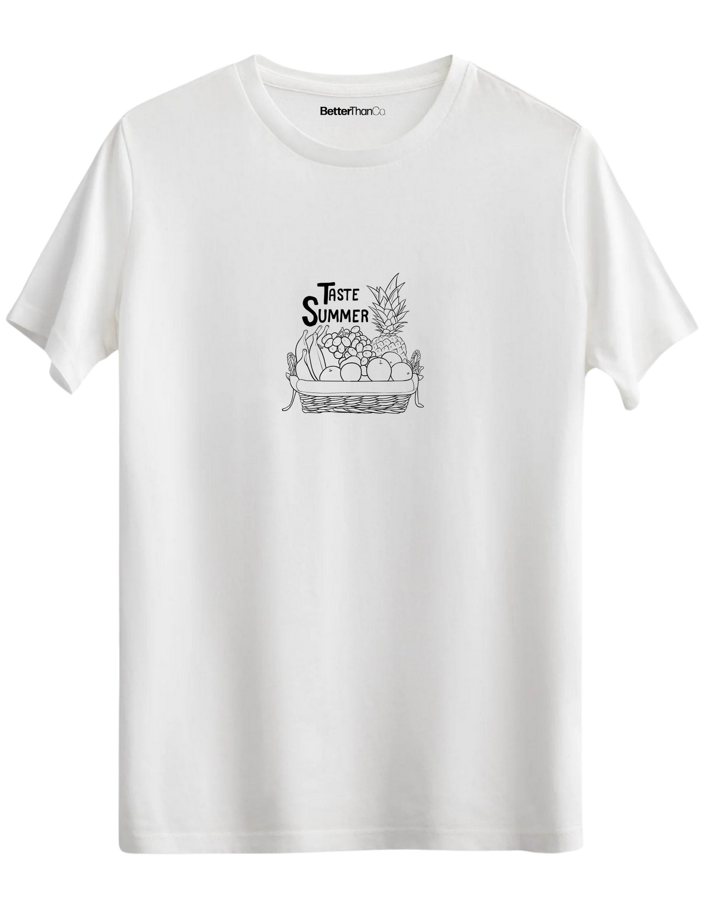 Taste Summer Baskılı Bisiklet Yaka Regular T-shirt