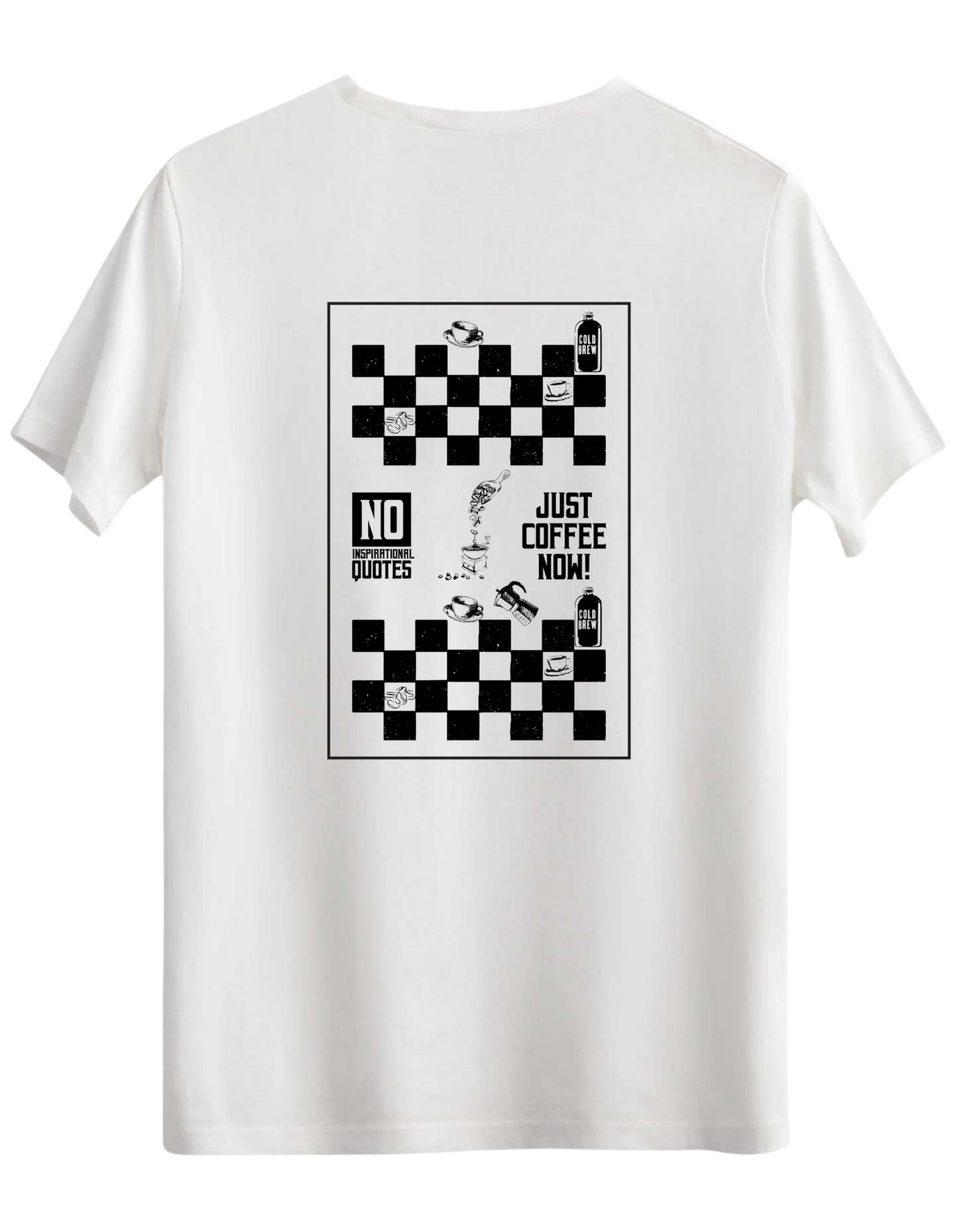 Just Coffee Baskılı Bisiklet Yaka Regular T-shirt