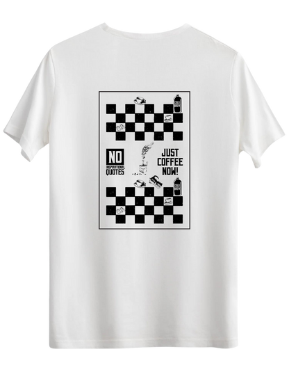 Just Coffee Baskılı Bisiklet Yaka Regular T-shirt