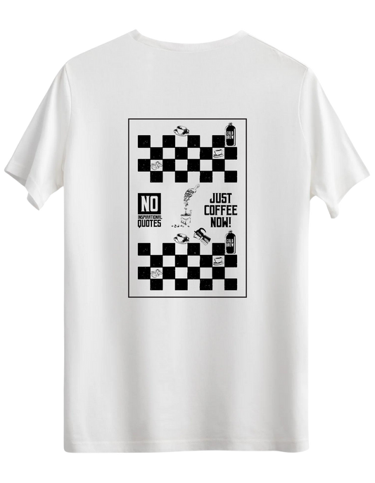 Just Coffee Baskılı Bisiklet Yaka Regular T-shirt